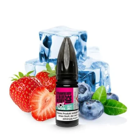 Strawberry Blueberry Ice 10ML | 20MG Salt Likit - Riot Bar EDTN