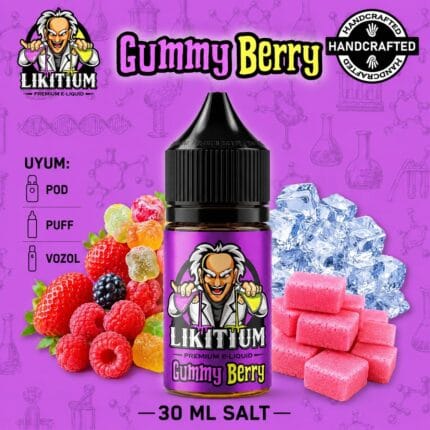 Gummy berry premium salt likit 30 ml