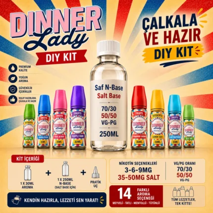 Dinner Lady 30ML Aroma + 250ML NBASE Kendin Yap Kiti