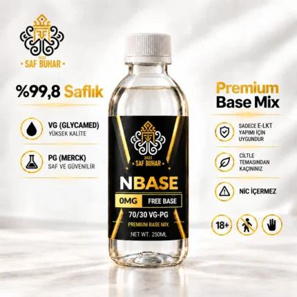 Saf Buhar Premium N-Base Likit Bazı 0MG – 70VG / 30PG